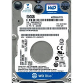 Western Digital HDD WD5000LPCX Mobile 500G 2.5inch SATA 6GB/s 16MB WD Blue Bare