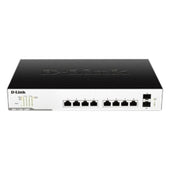 D-Link Network DGS-1100-10MP 10-Port Gigabit PoE Switch Desktop/Rackmount Retail