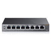 TP-Link Switch TL-SG108PE 8-Port 10/100/1000Mbps RJ45 Gigabit Easy Smart Switch with 4-Port PoE Retail