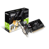 MSI Video Card GT 710 2GD3H LP G7102D3P GT710 2G DDR3 OC 64B DL-DVID/HDMI/D-Sub Low Profile Retail