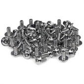 StarTech Accessories SCREWM3 PC Mounting Computer Screws M3 x 1/4inch Long Standoff 50-Pack Retail