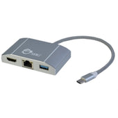 SIIG Accessory JU-H30712-S1 USB 3.1 Type-C LAN Hub with HBMI Adapter 4K Ready Retail