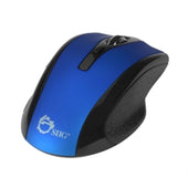 SIIG Mouse JK-WR0B12-S2 2.4GHz 6-Button Ergonomic Wireless Optical Mouse Blue Retail