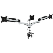 SIIG Accessory CE-MT1Z11-S1 Triple Monitor Desk Mount 13 inch to 24 inch Retail