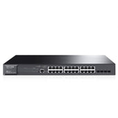 TP-Link Network T2600G-28MPS 24Port Gigabit L2 Managed PoE+ Switch with 4xSFP Slots Retail