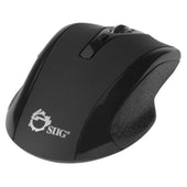 SIIG Mouse JK-WR0A12-S2 2.4GHz 6-Button Ergonomic Wireless Optical Mouse Black Retail