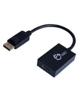 SIIG Cable CB-DP1M11-S1 Convert DP1.2 to HDMI 4K ADT with HD video surround sound Brown Box