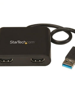 StarTech Accessory USB32HD2 2 Ports USB to Dual HDMI Adapter 4K Retail