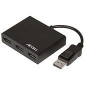Accell Accessory K088B-002B UltraAV DisplayPort 1.2 to 3 DisplayPort Multi-Display MST Hub Retail