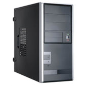 In-Win Case EA013.TH350S3 ATX Mid Tower Black/Sliver 350W 3/2/(2) Bays USB 3.0 HD Audio Brown Box