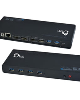 SIIG Accessory JU-DK0411-S1 Video Dock with USB 3.0 4K DisplayPort/HDMI USB-C Brown Box