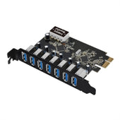 SIIG Accessory LB-US0514-S1 USB 3.0 7-Port Ext PCIe Host Adapter Brown Box