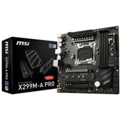 MSI Motherboard X299M-A PRO X-series S2066 Max.64GB DDR4 PCIE SATA m-ATX Retail