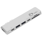 SIIG Accessory JU-TB0412-S1 Thunderbolt 3 USB-C Hub HDMI with Card Reader and PD ADP Silver Retail