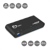SIIG Accessory CE-H22Y11-S1 HDMI Distribution Amplifier with Auto Video Scaling 4K 60Hz HDR Brown Box