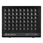 Silverstone Case SG13B mITX NO PS 0/0/(1) USB 3.0 Black Retail
