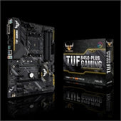 ASUS Motherboard TUF B450-PLUS GAMING AMD AM4 B450 Maximum 64GB DDR4 PCIE Windows 10 ATX Retail