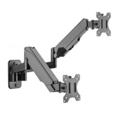 SIIG Accessory CE-MT2M12-S1 Premium Aluminum Gas Spring Wall Mount Dual Monitor Retail