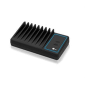 SIIG Accessory AC-PW1H11-S1 10PT USB-A/C and Wireless Charging Station with Ambient Light Deck Brown Box