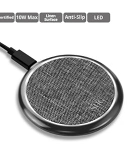 SIIG Accessory AC-PW1L12-S1 Premium Wireless Smartphone Charger Pad Fabric Retail