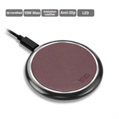 SIIG Accessory AC-PW1K12-S1 Premium Wireless Smartphone Charger Pad Brown Retail