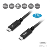 SIIG Cable CB-TC0D11-S1 USB 3.1 Type-C Gen 1 Cable 60 Watts 1 Meter 5Gbps Brown Box