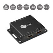 SIIG Accessory CE-H23K11-S1 2 ports HDMI2.0 HDR Mini Splitter Amplifier with EDID Management Brown Box