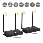 SIIG Accessory CE-H24611-S1 Wireless HDbitT HDMI 4K 60Hz Kit Long Range Black Brown Box