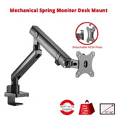SIIG Accessory CE-MT2T12-S1 Aluminum Mechanical Spring Slim Monitor Arm Single Retail