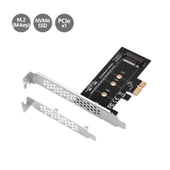 SIIG Accessory SC-M20111-S1 M.2 PCIe SSD to PCIe Adapter Brown Box
