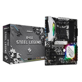 ASRock Motherboard B450 Steel Legend AMD AM4 B450 DDR4 ATX Retail