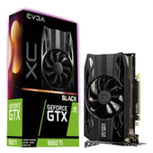 EVGA Video Card 06G-P4-1261-KR NVIDIA GeForce GTX 1660 Ti XC Black GAMING 6GB GDDR6 HDB Fan Retail