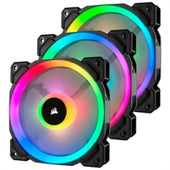 Corsair Fan CO-9050072-WW LL Series LL120 RGB 120mm Dual Light Loop PWM 3 Fan Retail