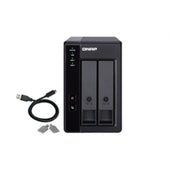QNAP Storage Enclosure TR-002-US 2-bay 3.5" SATA HDD USB 3.1 Gen2 10Gbps type-C hardware RAID Retail