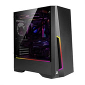 Antec Case DP501 Dark Phantom series gaming mid-tower tempered glass side panels Retail