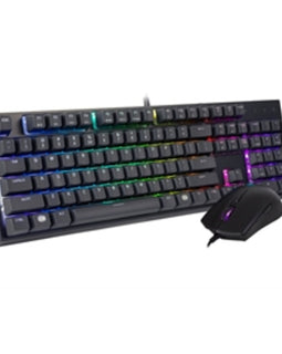Coolermaster Keyboard and Mouse MS-121-KKMF1-US MasterSet MS121 RGB MOUSE+KEYBOARD USB Retail
