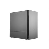 Coolermaster Case MCS-S400-KN5N-S00 SilencioS400 with Steel Side Panel Mini ITX/Micro ATX Black Retail