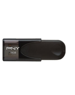 PNY Memory P-FD16GATT4-GE 16GB Attache 4 USB 2.0 Black capless Retail