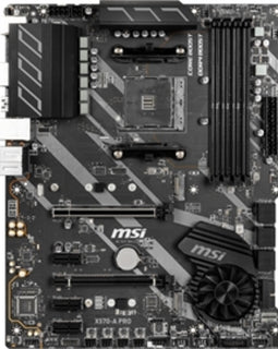 MSI Motherboard X570APRO AMD X570 AM4 128GB DDR4 HDMI SATA PCI Express ATX Retail