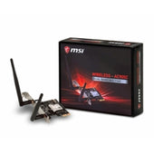 MSI Accessory AC905C Intel WiFi 3168 802.11ac + Bluebooth4.2 Windows10/8.1 Black Retail