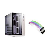 Lian-Li Case PC-O11DW STRIMER EDITION TG 3.5"x3/2.5"x6 Slotx8 EATX/ATX/mATX White Retail