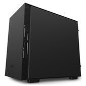 NZXT Case CA-H210B-B1 H210 SGCC Steel and Tempered Glass USB 3.5"/2.5" Mini-ITX Matte Black Retail
