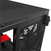 NZXT Case CA-H210i-BR H210i SGCC Steel and TG USB 3.5"/2.5" Mini-ITX Matte Black/Red Retail