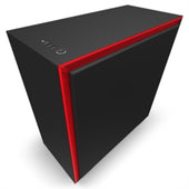NZXT CS CA-H710i-BR H710i MidTower USB 3.5"/2.5" mITX/mATX/ATX/EATX MatteBK/RD Retail