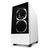 NZXT Case CA-H510E-W1 H510 Elite Mid-Tower Tempered Glass USB 3.5"/2.5" ATX Matte White Retail
