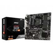 MSI Motherboard B450PVDHMAX B450M PRO-VDH MAX AM4 B450 64GB DDR4 D-SUB/DVI/HDMI mATX Retail