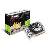 MSI Video Card G730233 GeForce GT 730 N730-2GD3V 2048MB DDR3 128Bit PCIE Retail