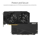 ASUS Video Card DUAL-RTX2060-O6G-EVO GeForce RTX 2060 OC EVO 6GB GDDR6 192Bit DVI/HDMI/DisplayPort Retail