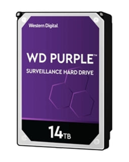 Western Digital Hard Drive WD140PURZ 14TB SATA 3.5" 512MB WD Purple 7200RPM Bulk Pack