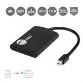 SIIG Accessory CE-DP0J11-S1 1x2 Mini DisplayPort 1.2 to DisplayPort MST Hub Brown Box